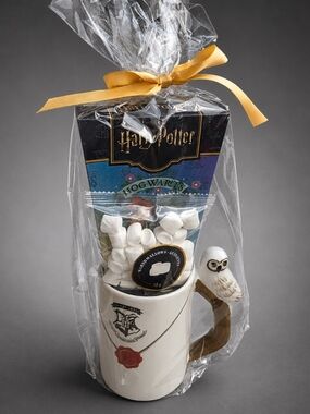 Harry Potter Hogwarts Owl Handle Mug - White